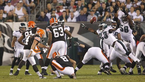 Browns at Eagles