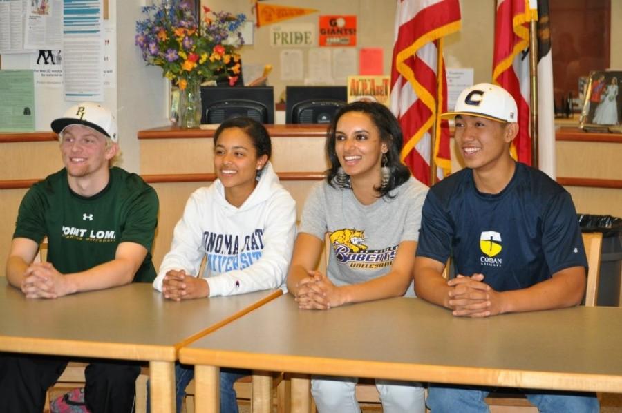 Pitman Senior Athletes Sign Letters of Intent