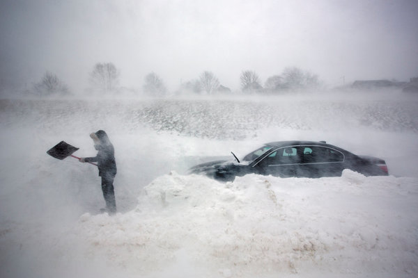 All 50 States Reach Freezing Temperatures; Heavy Snow Buries New York 