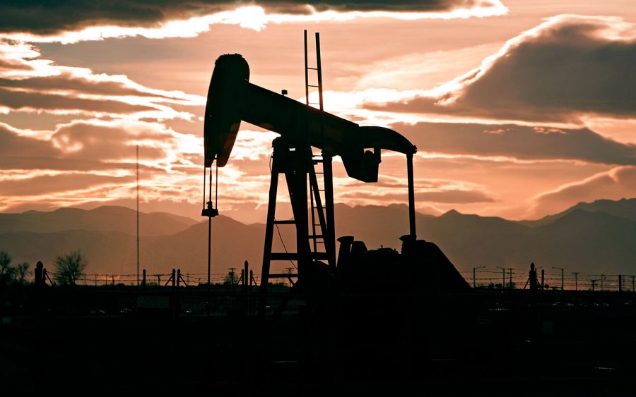 A fracking well in Colorado, pictured in 2012