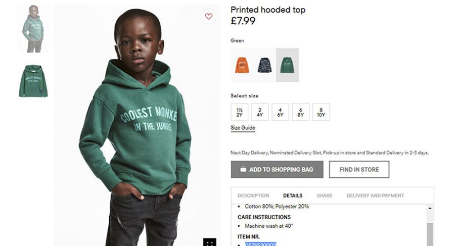 H&M in Hot Water after Hoodie Controversy