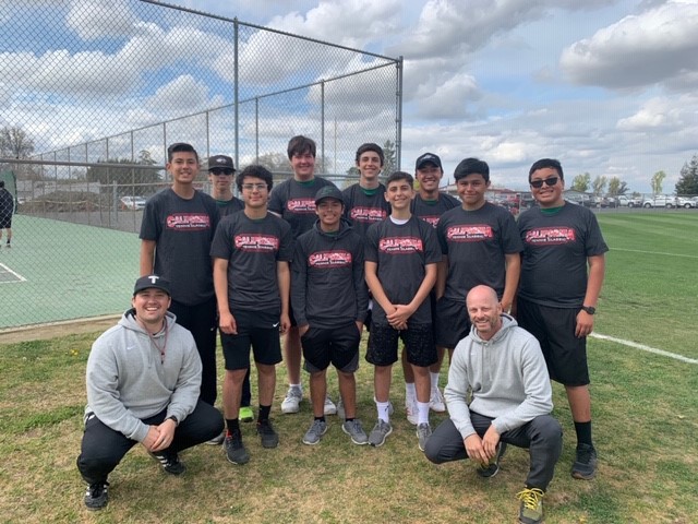 Back Row: Marcos Mendoza, Simon Hayes, Decio Coelho, Sebastian Gutierrez, Trey Bucheli.
Front Row: Luis Hernandez, Brandon Brizuela, Enil Ishaya, Alex Medina, Isaac. Coach Hayes